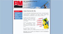 Desktop Screenshot of bmreinigung.de